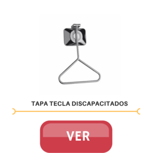 tapa tecla discapacitados