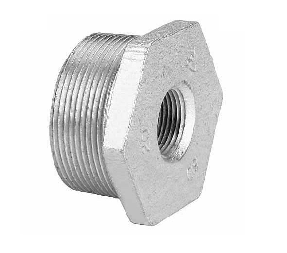 BUJES REDUCCION 3/4" X 3/8" HIERRO GALVANIZADO
