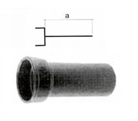 CAÑO HIERRO FUNDIDO  CORTO 150 x 0.50