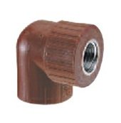 CODO 90° REDUCCION METALICA HEMBRA 1 1/2" x 1 1/4"  FUSION