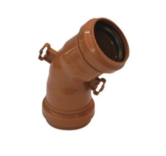 CODO a 45° HEMBRA - HEMBRA COMPUESTA CON SUJECION 63