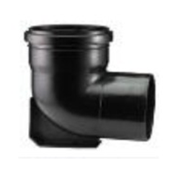 D-TOP CODO 87°30° MACHO - HEMBRA 110 CON BASE