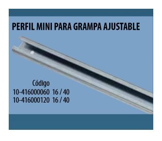 D-TOP-LX PERFIL 1,2 AJUSTABLE 16-40 DE