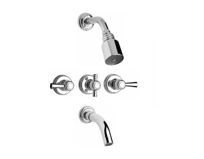 KEOPS CROMO DUCHA EMBUTIR CON TRANSFERENCIA