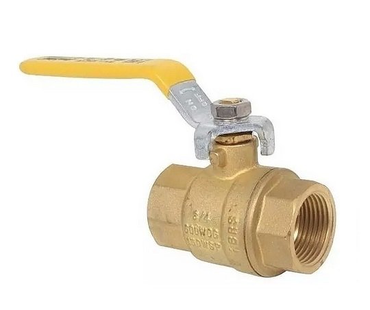 LLAVE DE PASO ESFERICA CON / CAMPANA 3/4"