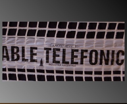 MALLA ADVERTENCIA CABLE TELEFONO DETECTABLE 15 Cm X 1 Mts.