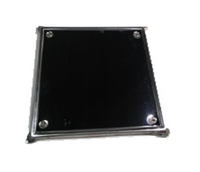 MARCO Y TAPA CIEGA ACERO 10 x 10 Cm.