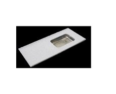 MESADA COCINA DE ACERO 1.40 x 0.53 Mts.  SIN / ZOCALO