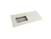 MESADA COCINA DE ACERO 1.40 x 0.60 Mts.