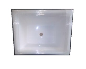 PILETA DE FIBRA S/ MESADA 58x49