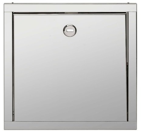 PUERTA LLAVE DE PASO 20 x 25 Cm. ACERO