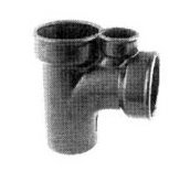 RAMAL ESQUINERO 90° CON VENTILACION EN. 60 DERECHA IZQUIERDA 100 x 100