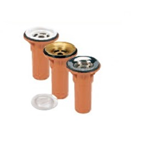 SOPAPA BAÑERA VERTICAL 40 BRONCE CROMO