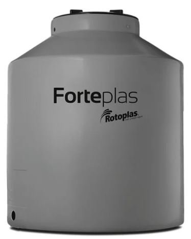 TANQUE GRIS CON TAPA 400 LTS.