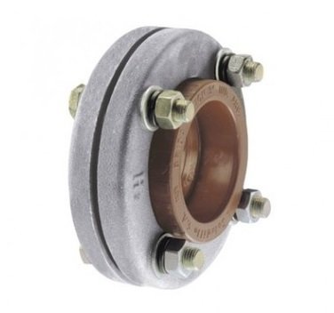 UNION DOBLE CON BRIDA METALICA FUSION 4"