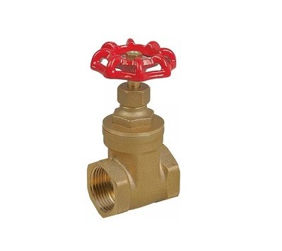 VALVULA EXCLUSA DE BRONCE 1/2"