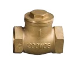 VALVULA RETENCION DE BRONCE CLAPETA 3/4"